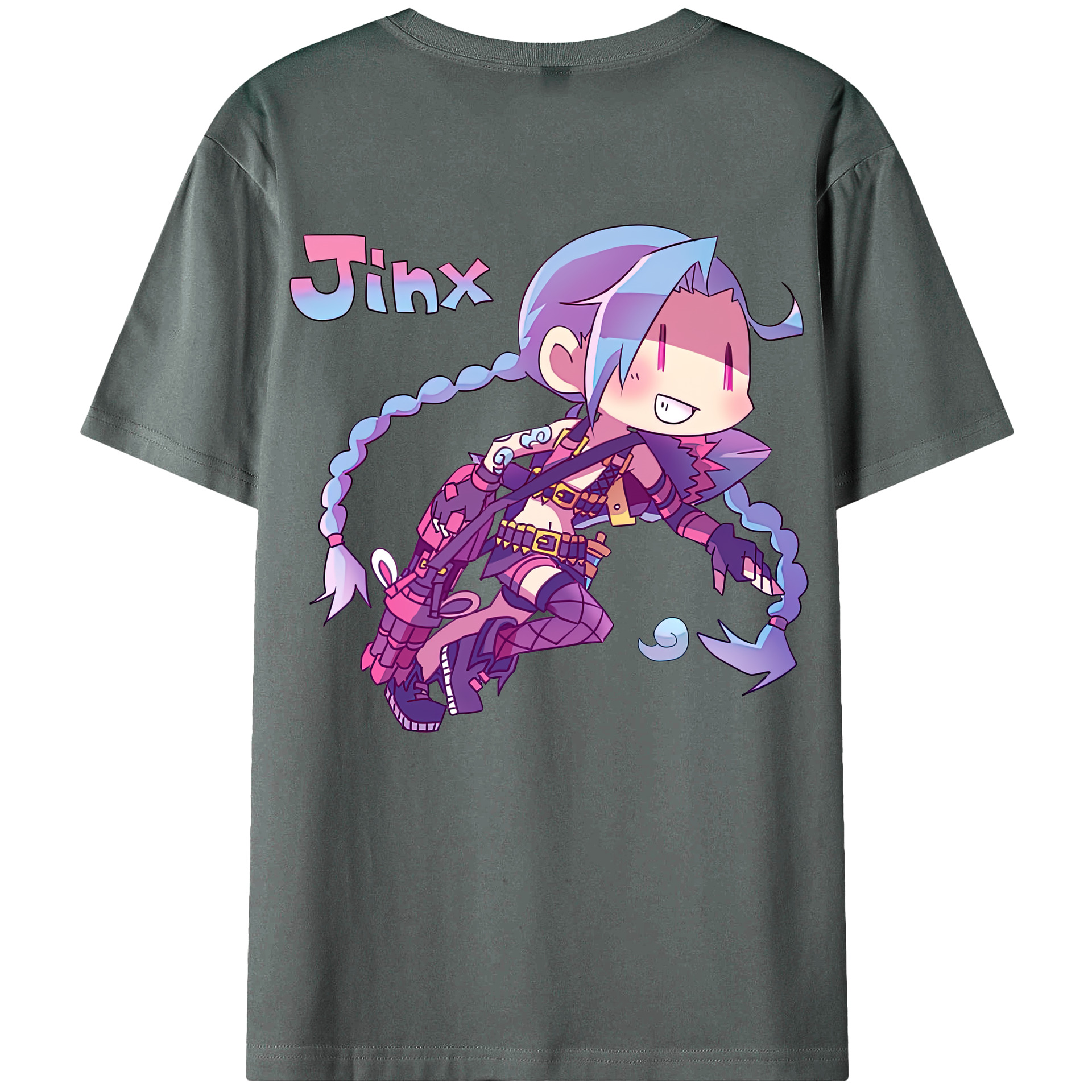 （画像用） リーグ・オブ・レジェンド League of Legends LOL 綿100％ メンズ半袖Tシャツ（バックプリント） 通気性